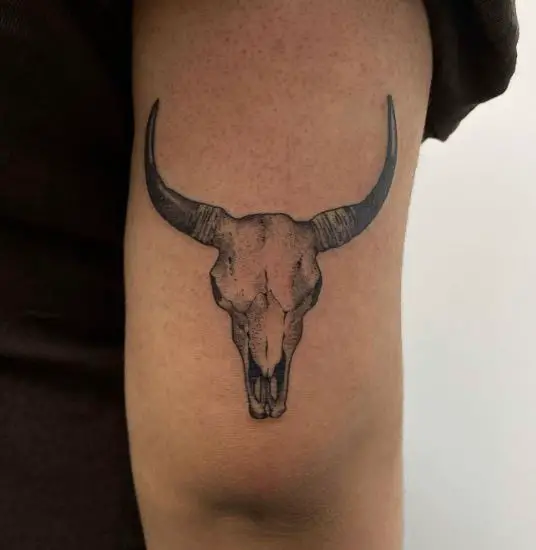 Animal Skull Head Tattoo