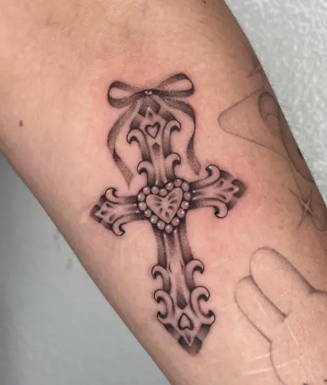 Decorative Cross Tattoo