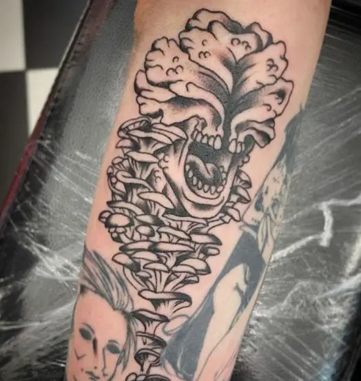 Last of Us Clicker with Cordyceps Tattoo