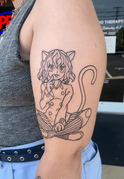 Aoki Lapis Outline Tattoo