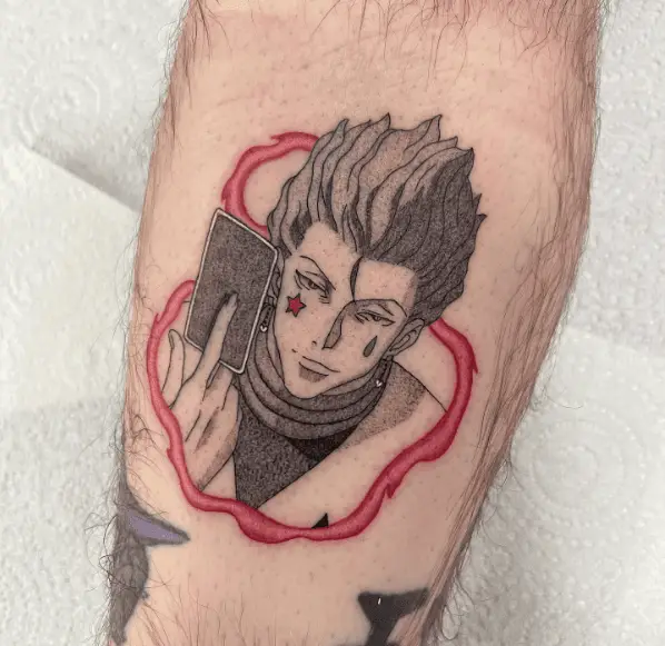 Hisoka with a Playing Card Tattoo