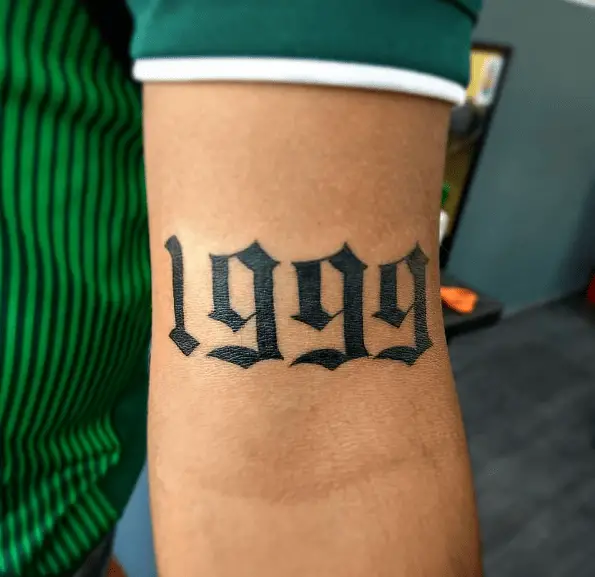 Bold Ink 1999 Arm Tattoo