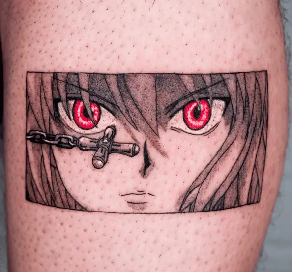 Scarlet Eyes Kurapika Tattoo