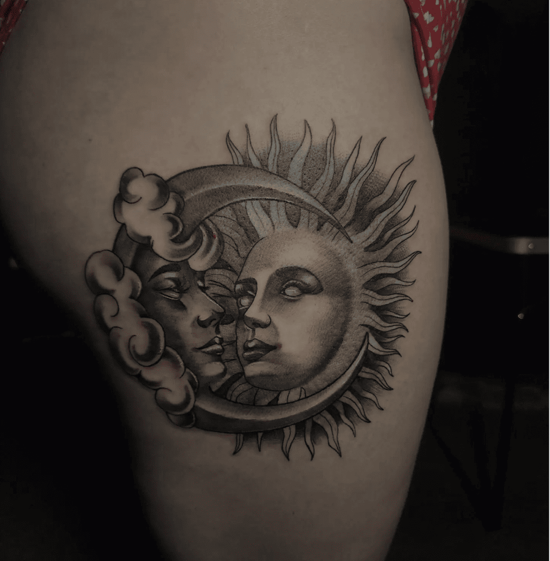 115+ Sun And Moon Tattoo Ideas To Represent The Yin And Yang In Life!