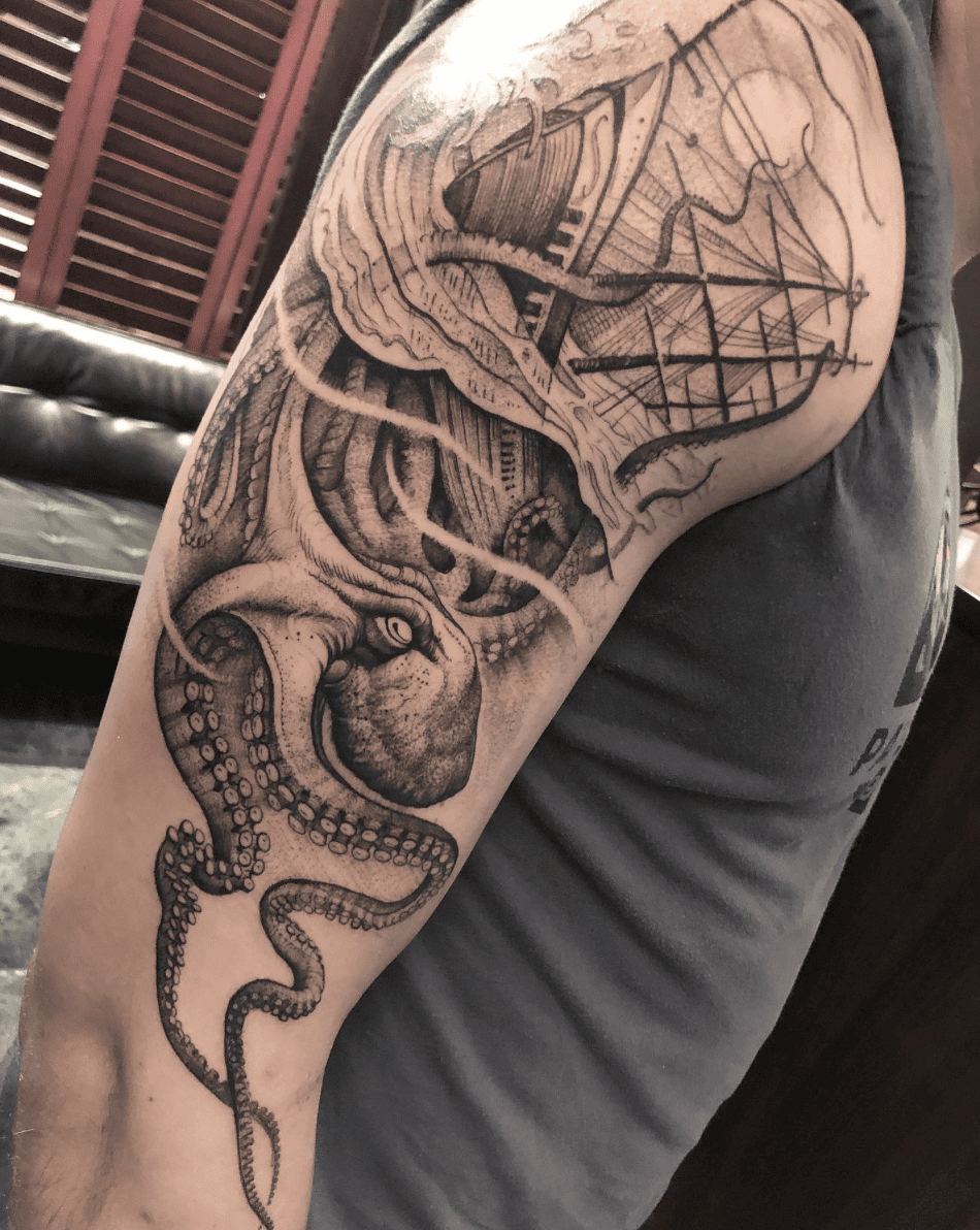 105+ Kraken Tattoo Ideas To Bring This Sea Monster To Life