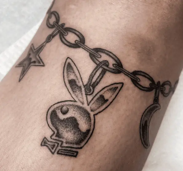 Playboy Bunny Bracelet Tattoo