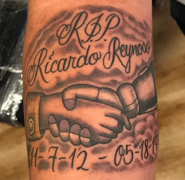 Customized Ricardo Reynoso Memorial Tattoo Piece