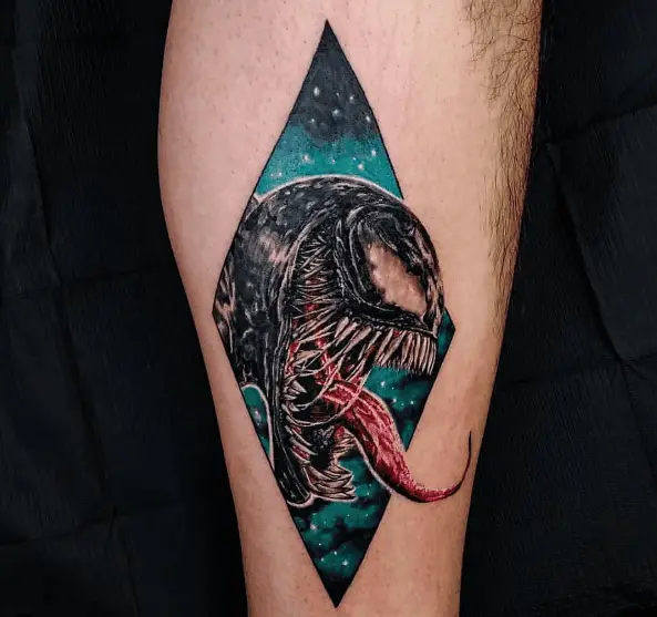 Sparkly Venom Tattoo 