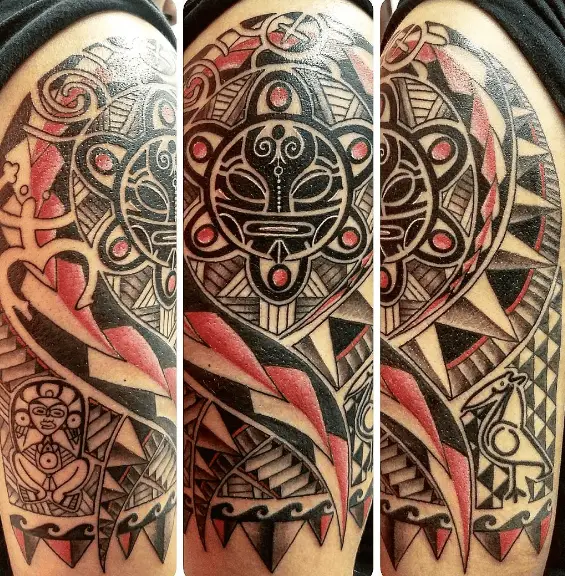Polynesian Taino Arm Tattoo