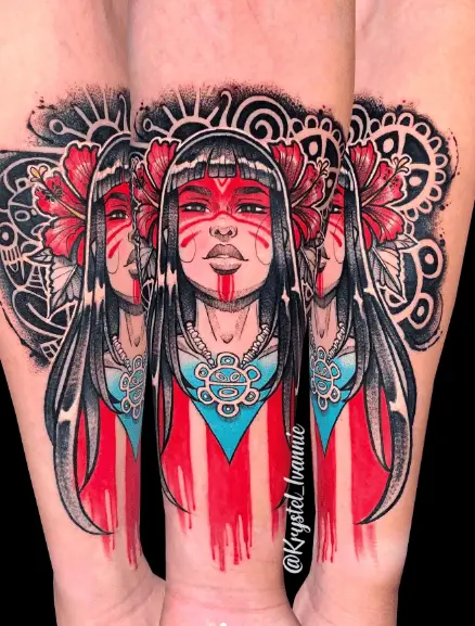 Taíno Pride Beauty Tattoo
