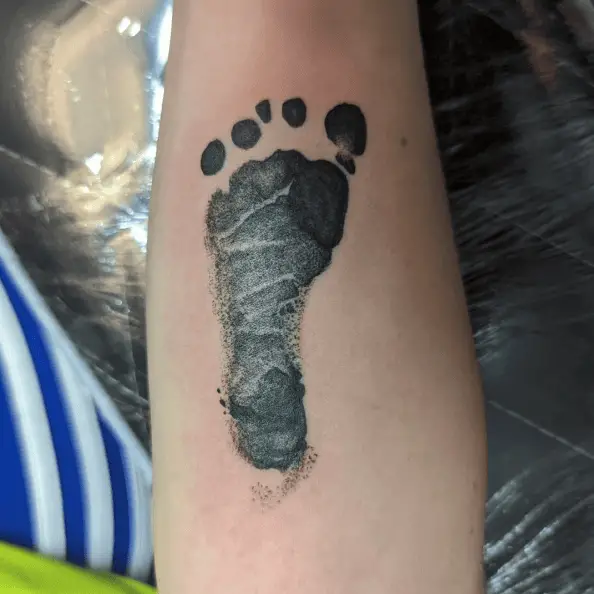 Baby Foot Black Ink Tattoo