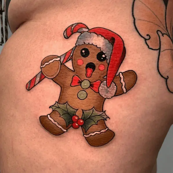Christmas Gingerbread Cookie Tattoo