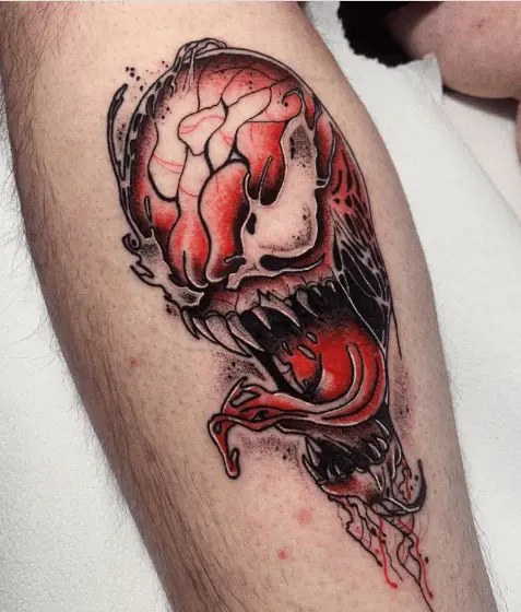 Dripping Carnage Venom Tattoo