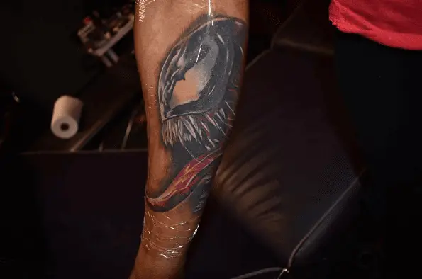 Venom Forearm Tattoo