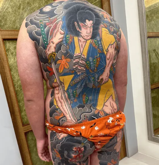 Japanese Styled Back Tattoo