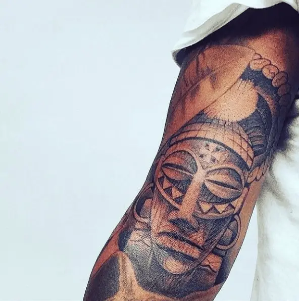 Zulu Warrior Arm Tattoo