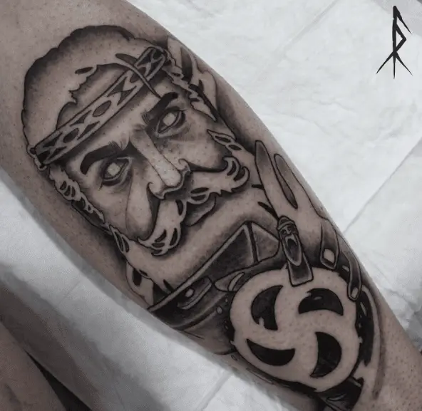 Svarog Slavic God Tattoo