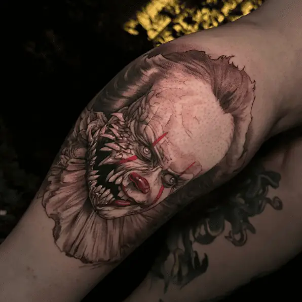 Pennywise The Killer Clown Tattoo