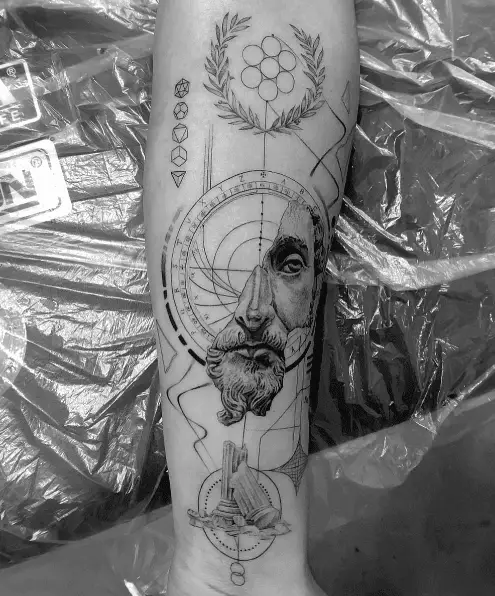 Marcus Aurelius Stoic Tattoo