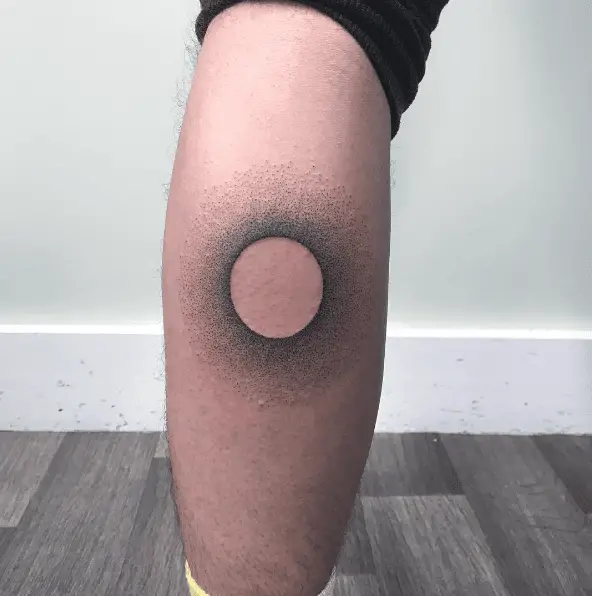 Dotted Gradient Circle Tattoo