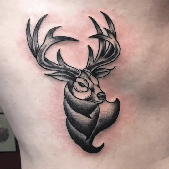 A Frown Deer Tattoo