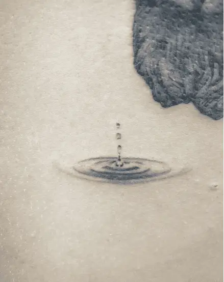 Concentric Ripple Water Tattoo