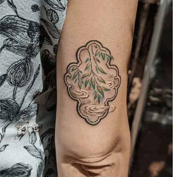 Dripping Plant Arm Tattoo