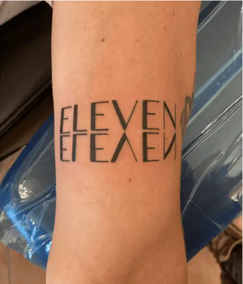 Eleven Eleven Reflection Arm Tattoo