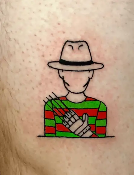 Minimal Freddy Krueger Tattoo
