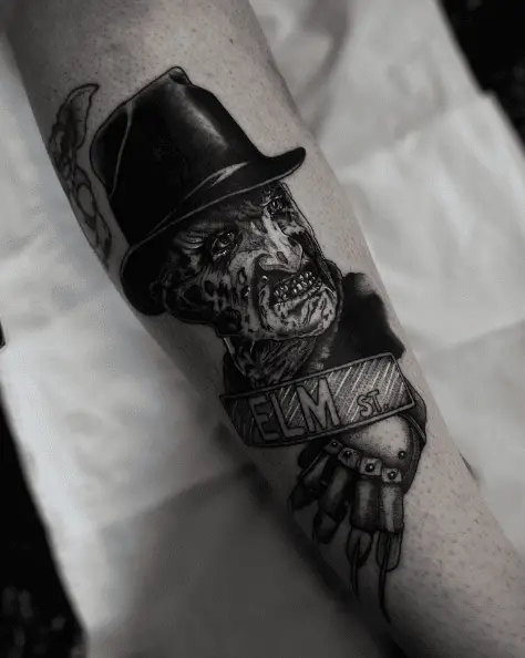 Freddy Krueger Nightmare on Elm Street Tattoo