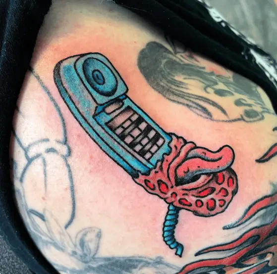 A Nightmare On Elm Street - Telephone Tongue Tattoo