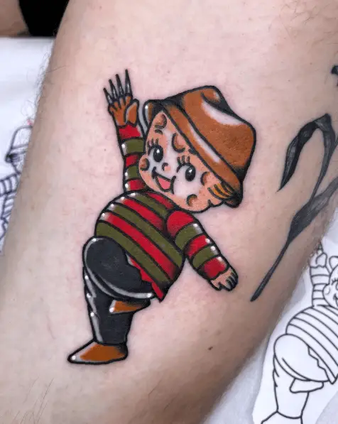 Baby Freddy Krueger Tattoo