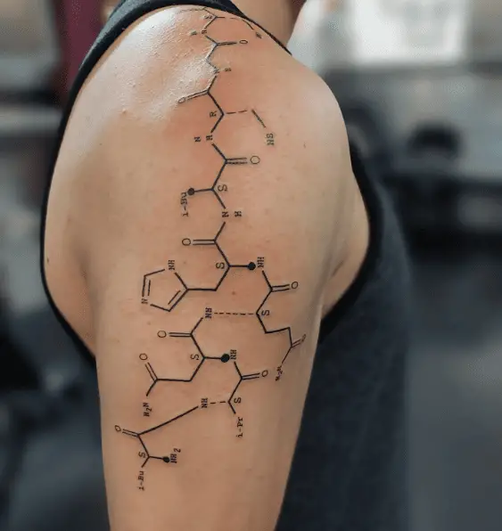 The Insulin Molecule Arm Tattoo
