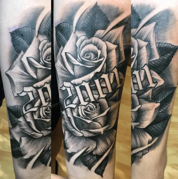 Greyish Roses and 2001 Tattoo