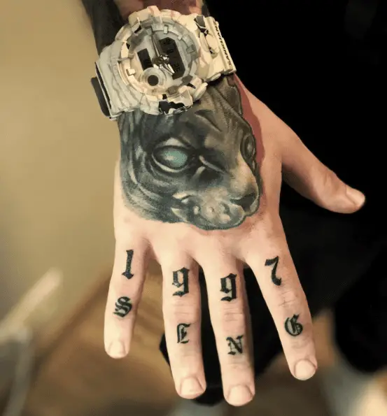 1997 Finger Tattoo Piece
