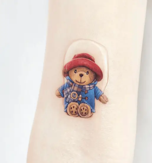 Paddington Bear Tattoo Piece