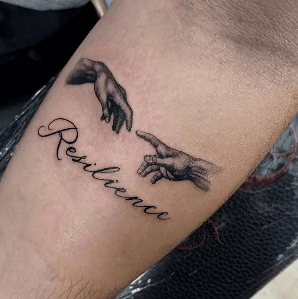 Creation of Adam-Inspired Resilience Tattoo