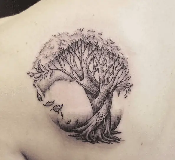 Three Adoption Trees into One Tattoo Piece